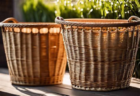 Diversité des paniers de récolte (osier, plastique, métal)
