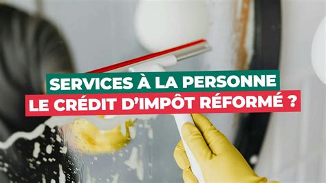 Graphique simple expliquant le mécanisme du crédit d'impôt pour les services à la personne