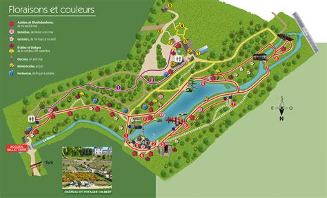 Plan du Parc Oriental de Maulévrier