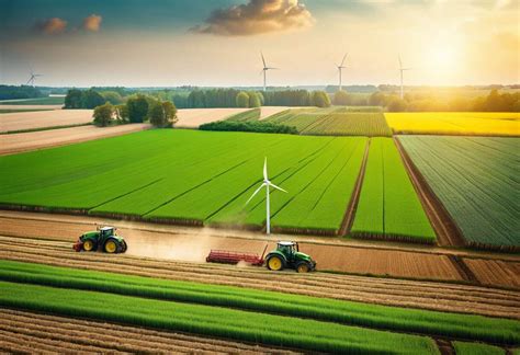 Exploitation agricole moderne et traditionnelle