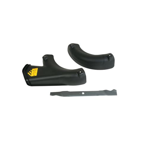 Comparaison entre un déflecteur mulching Cub Cadet d'origine et une pièce adaptable