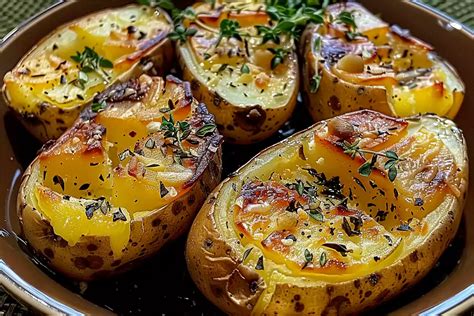 recette simple de pommes de terre au four avec herbes fraîches
