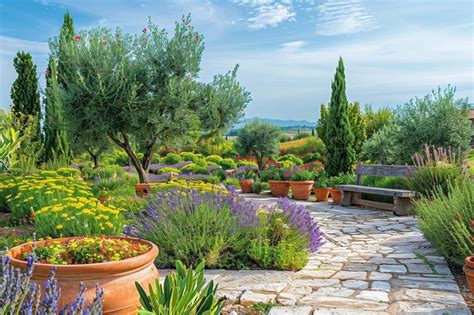 Paysage méditerranéen avec jardins entretenus à Mandelieu-la-Napoule