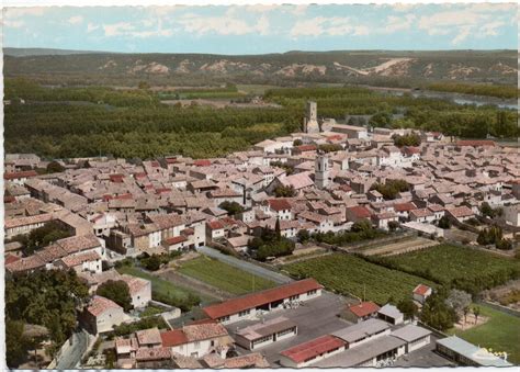 Vue aérienne de Roquemaure