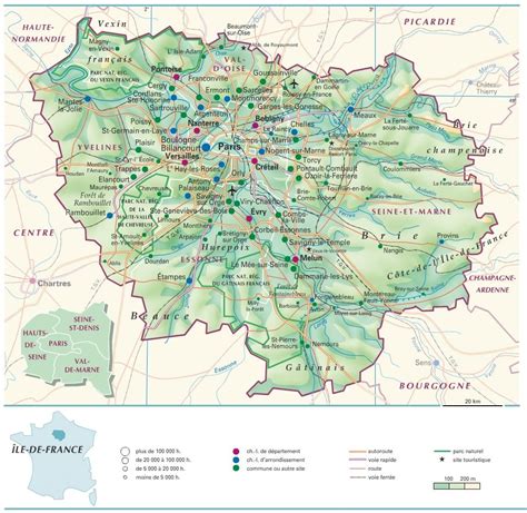 carte des cueillettes en ile de france