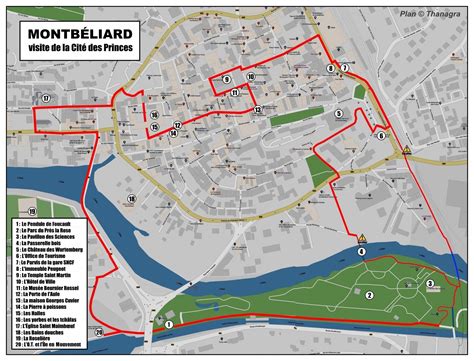 carte agglomération montbéliard