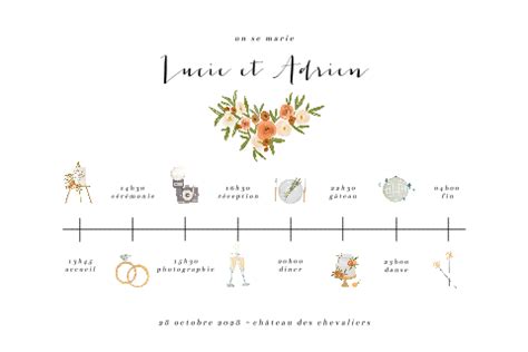 Détail rapproché d'un faire-part de mariage avec aquarelle d'hortensias