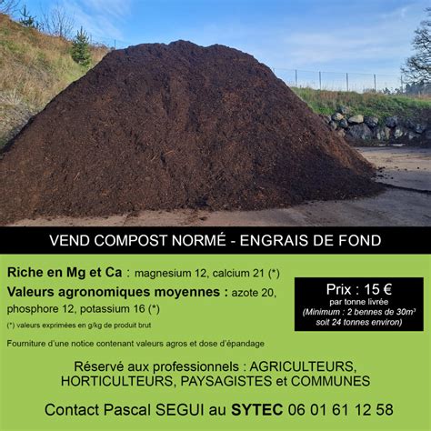 Vente de compost