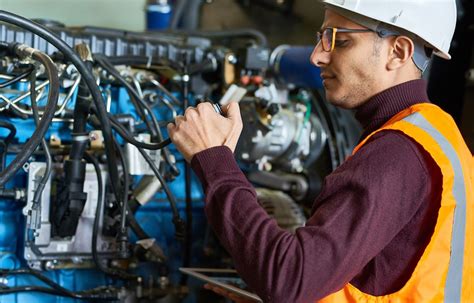 Technicien effectuant une maintenance préventive sur une machine industrielle