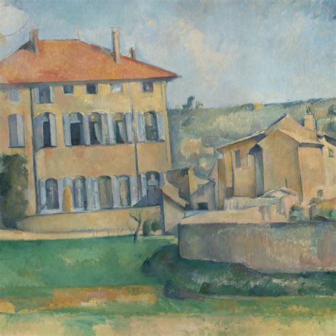 Détail d'une fresque murale de Cézanne au Jas de Bouffan