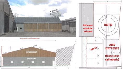 Schéma de circulation dans un bâtiment en aire paillée optimisé