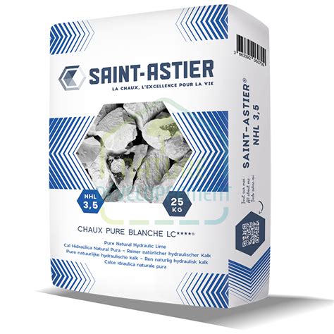 Sac de chaux Saint Astier avec logo