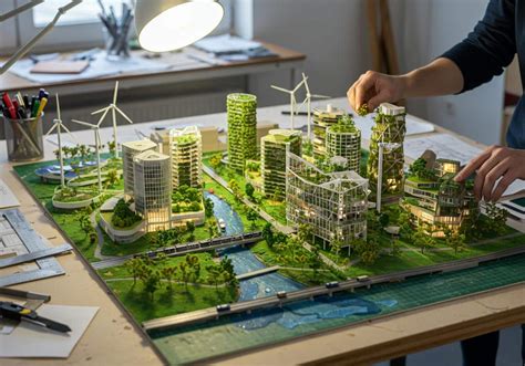 Maquette 3D du Hameau des Clématites