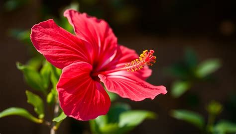 fleur d'hibiscus tropicale aux pétales éclatants