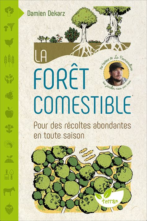 Diagramme d'une forêt comestible en permaculture