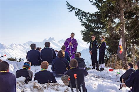 Scouts en montagne