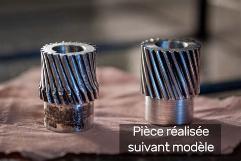 Comparaison entre une pièce d'origine usée et une pièce modélisée en 3D pour la réparation