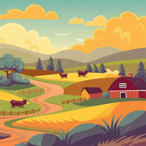 Illustration stylisée d'un paysage rural yougoslave dévasté par les bombardements