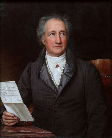 Portrait de Johann Wolfgang von Goethe au XVIIIe siècle