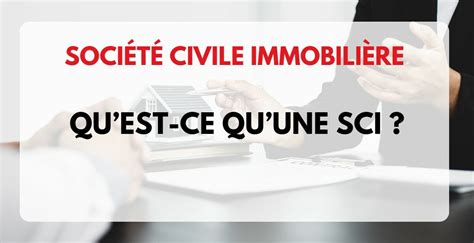Diagramme illustrant la structure juridique d'une SCI (Société Civile Immobilière)