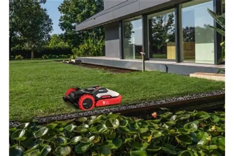 Schéma de fonctionnement d'un robot tondeuse avec fil périphérique
