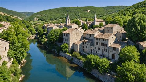 Vue panoramique du Village des Pruniers en France
