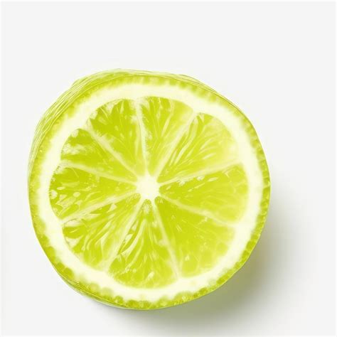 Citron vert frais coupé en deux
