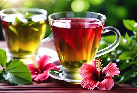 Trio de thé vert, cerise et hibiscus