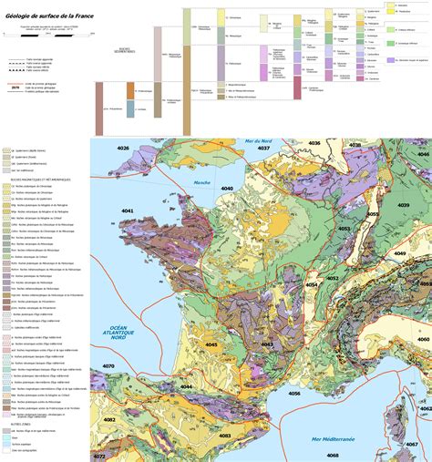 Carte géologique simplifiée de la Lorraine illustrant les strates concentriques du Bassin parisien et le socle vosgien