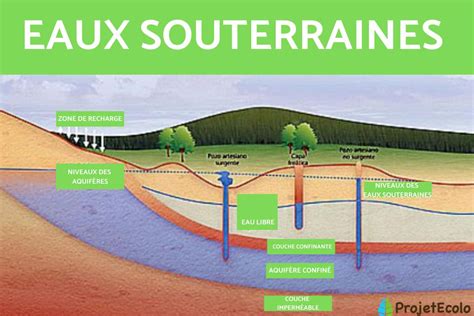 Schéma illustrant la formation du karst et la circulation des eaux souterraines dans les plateaux calcaires