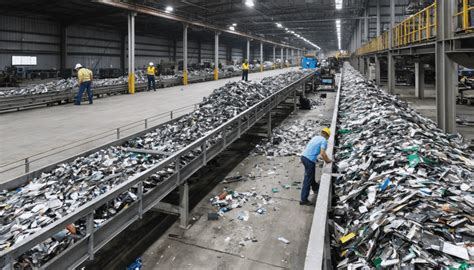 Icône de recyclage des déchets électroniques