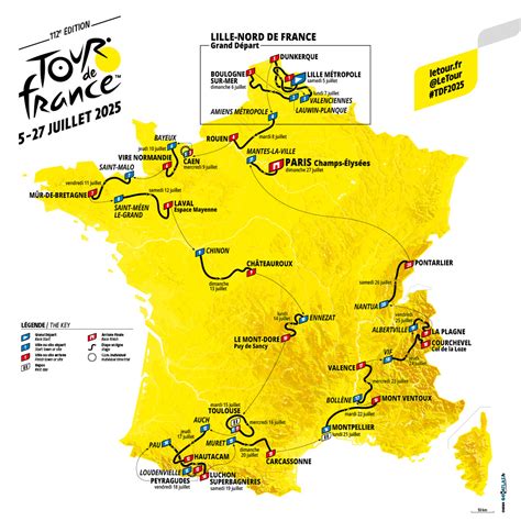 Carte du Tour de France Compagnon