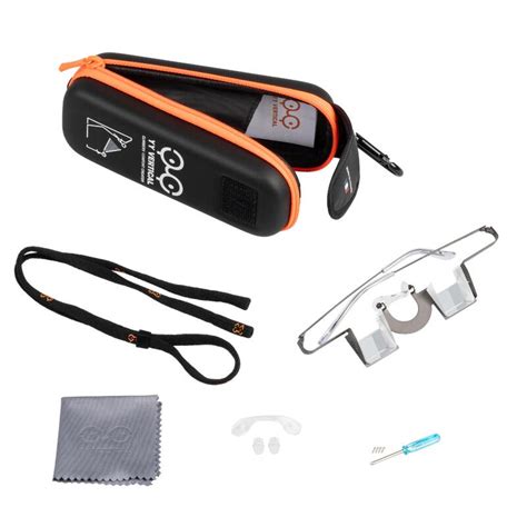Illustration montrant l'utilisation des lunettes d'assurage pour le confort cervical