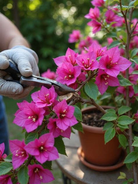 Outils de taille pour bougainvillier