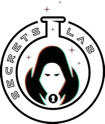 Logo Secret's Lab et mention 
