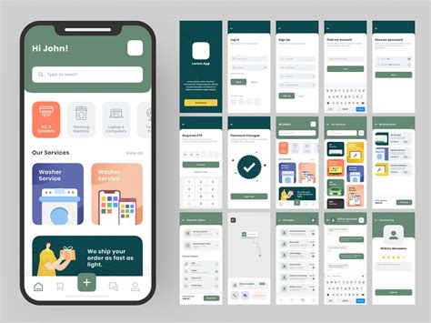 Interface d'une application mobile pour le réglage d'épandeur