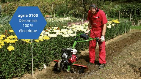 Motobineuse Agria 0100-R et 0100e