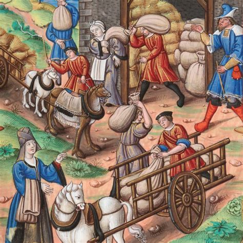 Une illustration de la vie paysanne médiévale avec la perception du champart