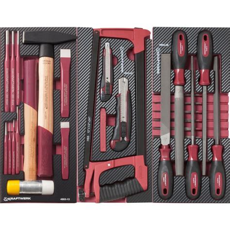 Assortiment d'outils de taille