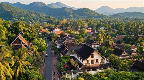 Vue panoramique de Luang Prabang