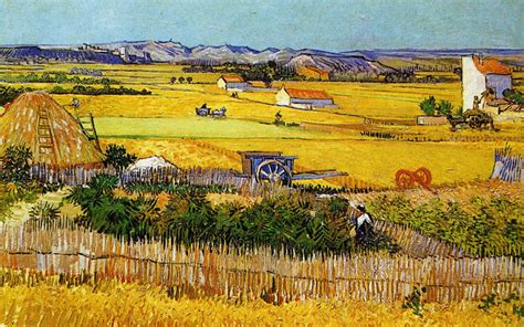Vincent van Gogh La Moisson 1888