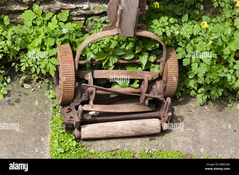 Tondeuse à gazon vintage