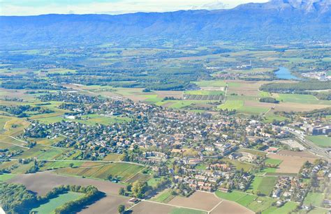 Carte de la commune de Bernex, Suisse