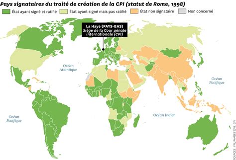 Carte des pays signataires du Traité des semences