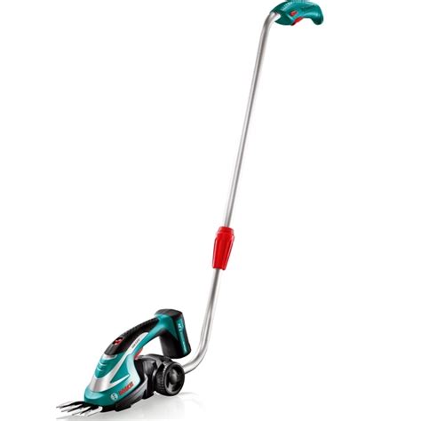 Taille-herbe Bosch AGS 7,2 LI aux abords d'une pelouse