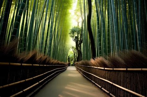 Bambouseraie au Japon