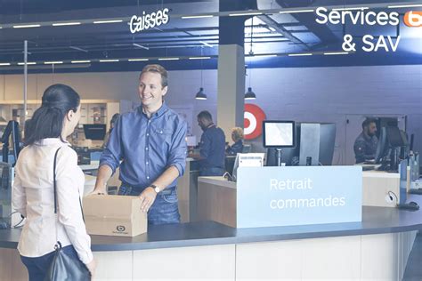 Diagramme illustrant les différentes options de services : drive, livraison, retrait en magasin