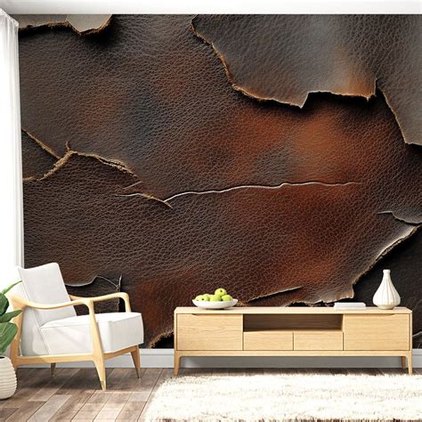 Ambiance chaleureuse avec papier peint texturé
