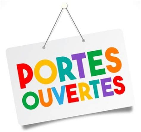Panneau indicatif des portes ouvertes du lycée