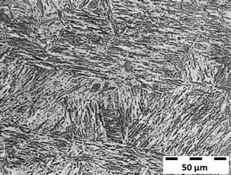Structure micrographique de l'acier au bore